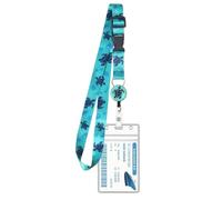 Titolare Della Carta Identità Del Badge A Scomparsa Con Cordino Per Supporto Della Carta Resistente All'acqua Scuola E Set Cordini Per La Nave Da Crociera.