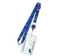 Titolare Della Carta Identità Del Badge A Scomparsa Con Cordino Per Supporto Della Carta Resistente All'acqua Scuola E Set Cordini Per La Nave Da Crociera.