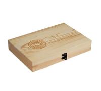 Titolare della raccolta della contea di legno professionale 50/100 Parti Collettore Etui, Home Page Container Organizzatore universale | Caso della contea M