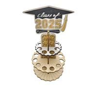 Titolare di denaro di laurea 2025 - Forniture per la festa di laurea | Detentori di contanti | Scatole di denaro in legno divertimento di decorazioni rack design per le celebrazioni 'asilo per la