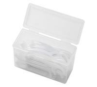 Titolare Di Gemme - 10.5x4,5x2,5 Cm Porta Di Gemme Di Cotone | Distributore Di Gemme Di Cotone | Distributore Di Tamponi Da Bagno Portatile | Contenitori Portatili Contenitori Scatola Trasparente Per