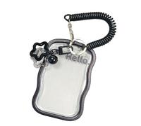 Titolare Fotocard Coreano Popolare Musica Foto Card Portachiavi Identità Studente Maniche Photo Card Holder Ciondolo