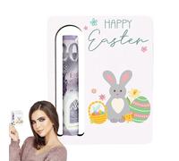 Titolari di carte di Pasqua, titolare di denaro per contanti,Cute colorate maniche a cartoncino in legno | Centrotavola di casa multifunzionale, clip di denaro portatile per l'uso quotidiano o il viag
