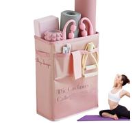 Titolari di stuoie yoga multifunzionale Organizzatore di palestra nazionale: contenitore spazioso per strumenti di fitness, cestino portaoggetti per tappeti, cinghie elas