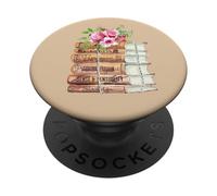 Titoli dei libri di Jane Austen PopSockets PopGrip Adesivo