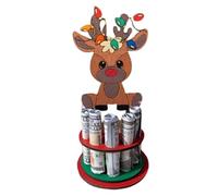 Titoli di Natale, Elk Money Holder Decor, Wooden Money Holder Ornament, Double Layer Holiday Decor, Money Holder, Decorative Cash Holder Christmas, Money Holder, Christma