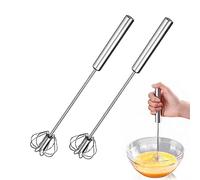 Titolo: 2 frusta semiautomatica, frusta in acciaio inox, utensili da cucina per la cottura, frusta tipo push, adatta per miscelare frusta e mescolare