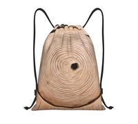 Titolo: Borsone leggero con coulisse, impermeabile, pieghevole, con tracolla regolabile, ideale per sport, yoga, viaggi e scuola, Nero , M