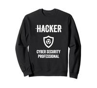 Titolo di lavoro degli hacker degli hacker dello scudo professionale della sicurezza informatica degli hacker Felpa