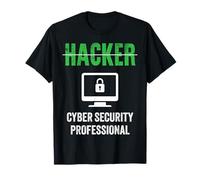 Titolo di lavoro Hacker Cyber Security Professional Shield Hacker Maglietta