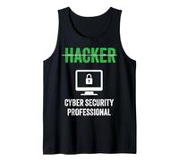 Titolo di lavoro hacker Scudo professionale di sicurezza informatica hacker Canotta