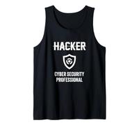 Titolo di lavoro hacker Scudo professionale di sicurezza informatica hacker Canotta