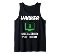 Titolo di lavoro hacker Scudo professionale di sicurezza informatica hacker Canotta