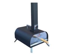 Titolo PizzaioloJet Forno per Pizza a Pellet - Compatto e Portatile, Barbecue Pizza con Pietra refrattaria, Acciaio Inox, ideale per esterni - Cottura veloce