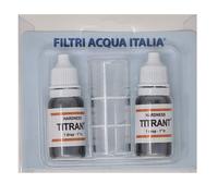 Titrant Kit Analisi Durezza Acqua (Gradi Francesi) per Misurare Calcare SET 2
