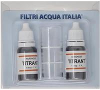 Titrant Kit Analisi Durezza Acqua per Misurare Calcare Set 2 pezzi | Kit Analisi Durezza Acqua espressa in Gradi Francesi