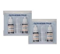 Titrant Set 4 Pezzi Kit Analisi Durezza Acqua (Gradi Francesi) per Misurare Calcare