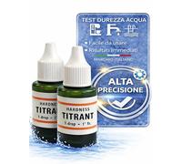 Titrant test durezza acqua I Kit analisi acqua potabile I Misuratore calcare per addolcitore, casa, pozzo e acquario I Tester professionale in gradi francesi I Set misurazione filtro acqua I Drytogo