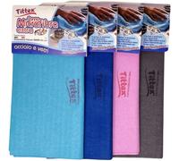 Tittex PANNI MICROFIBRA 50x50 cm VETRI e ACCIAIO PULIRE SENZA ALONI RESISTENTI