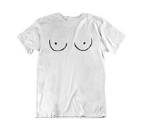 Titties Drawn Boobs Rhianna Dope - Womens Oversized Organic Cotton Fashion T-Shirt