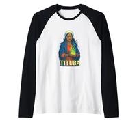 Tituba Salem, Leggenda Popolare del processo alle Streghe, Design inquietante Maglia con Maniche Raglan