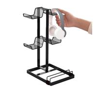 Titulaire Du Contrôleur - Suport De Casque À 2 Niveaux, Présentoir Métal | Universels Pour Manettes, Bureau Maison Voyage, Base Stable Antidérapante, Rangement Pratique Organisateu