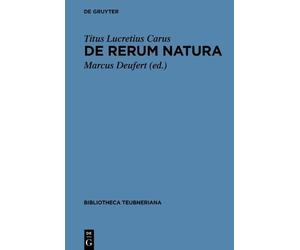 Titus Lucretius Carus De rerum natura (Copertina rigida)