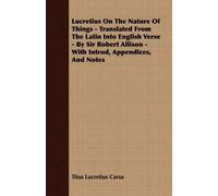 Titus Lucretius Lucretius On The Nature Of Things - Translated From (Tascabile)