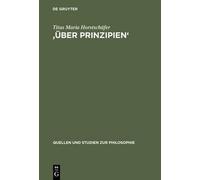 Titus Maria Horstschäfer 'Über Prinzipien' (Copertina rigida)