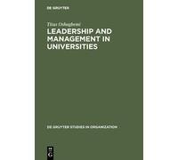 Titus Oshagbemi Leadership and Management in Universities (Copertina rigida)