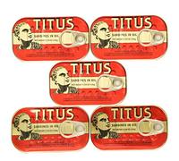 Titus Sardine, confezione da 5 (5 x 125 g)
