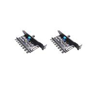 Tityvirnix 2 set 12V Computer PC Case Ventola di Raffreddamento Hub Regolatore 4Pin 3Pin Velocità Controller 4 Set D 3.9x2x1.2 Pollici Pacchetto