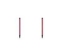 Tityvirnix 2 set Professionale Pratica Penna Capacitiva In Lega di Alluminio Resistivo Punta Dura Matita Stylus Pen Touch Screen Penne Buona Flessibilità Rosso