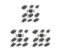 Tityvirnix 3 set 10 pz OTG 5pin mini convertitore adattatore convertitore USB maschio a femmina micro USB