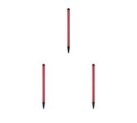 Tityvirnix 3 set Professionale Pratica Penna Capacitiva In Lega di Alluminio Resistivo Punta Dura Matita Stylus Pen Touch Screen Penne Buona Flessibilità Rosso