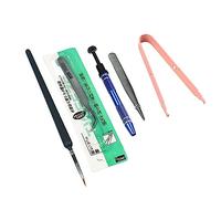 Tityvirnix 5 Pz Tastiera Meccanica Interruttore Lubrificante Spazzole Tool Kit per Stabilizzatore rosa 14x10x8 cm