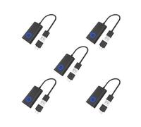 Tityvirnix 5 set 2 in 1 Mouse Movimento Jiggler Driv-free Mover Controller Automatico Anti-sonno Sveglia Simulatore Interruttore Computer Risveglio ON/OFF
