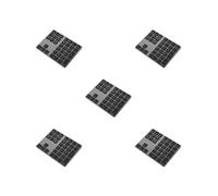 Tityvirnix 5 set Tastiera Numerica con USB Ingresso Digitale Viaggio Alluminio Piccolo Ricevitore Forte Stabilità Liscio Pocket Tastiera Nero edizione commerciale