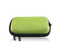 Tityvirnix Borse di immagazzinaggio per cuffie compatibili con Bluetooth all'aperto Viaggiare Campeggio Pesca Cavo Organizzatore Auricolare Tasche con Cerniera Verde