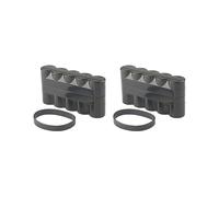 Tityvirnix Custodia rigida per 120 pellicole per obiettivi DSLR per 5 rotoli, Set da 2 (per 5 rotoli), 13.7x6x7.3 cm, come descrizione