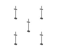Tityvirnix Set di 5 supporti per schede grafiche GPU Brace per PC Gaming Card Holder nero