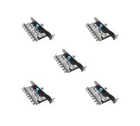 Tityvirnix Set di 5 ventole per computer da 12 V, regolatore hub, 4 poli, 3 poli, regolatore di velocità, 3 set C, 9,9 x 5,1 x 3,1 cm