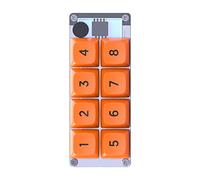 Tityvirnix Tastiera da gioco Design ergonomico con cavo USB da 1 m Programmazione Macro Pad Tastiera