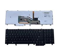 Tiugochr Sostituzione del computer portatile US Layout con retroilluminazione con tastiera di puntamento per Dell Latitude E6520 E6530 E6540 E5520 E5530 Precision M4600 M6600 M6700 M6800 M4700 0HG3G3