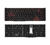 Tiugochr Tastiera di ricambio per computer portatile, layout americano, retroilluminazione rossa, per Acer Predator Helios 300 PH315-52 PH315-53 PH317-53 Acer Nitro 5 AN515-43 AN515-54 AN515-55 AN517