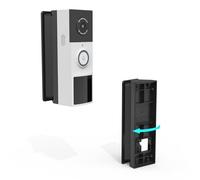 TIUIHU Supporto per campanello regolabile (angolo 0-45 gradi) per TP-Link Tapo D235/Tapo D210, supporto angolare per campanello video, accessorio di montaggio regolabile, nero