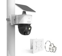 TIUIHU Supporto per fotocamera eufy Security SoloCam S340, supporto per montaggio a parete, viti antiruggine, nessun foro di installazione, compatibile con IP-PTZ DomeCameras all'aperto