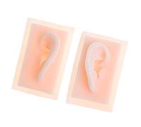 Tiuimk 1 paio 1:1 Lifesize silicone umano agopuntura orecchio modello kit studio