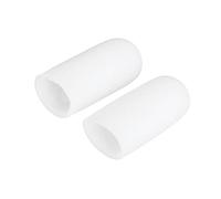 Tiuimk Puntali in silicone di piccole dimensioni, per alleviare lesioni alle dita dei piedi, resistenti agli odori (bianco latteo)