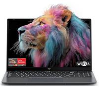 Tivique PC Portatile 15.6" FHD 1920x1080,Ryzen 7 7730U Processore Fino a 4.5GHz Gaming Laptop 16GB RAM DDR4 * 2.512GB M.2 SSD Laptop,BT5.0, USB3.2,HDMI,Type-C,54.7 Wh Batteria,WiFi 6.0